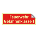 Feuerwehr Gefahrenklasse I