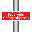 Feuerwehr Gefahrenklasse I
