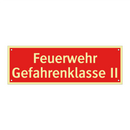Feuerwehr Gefahrenklasse II