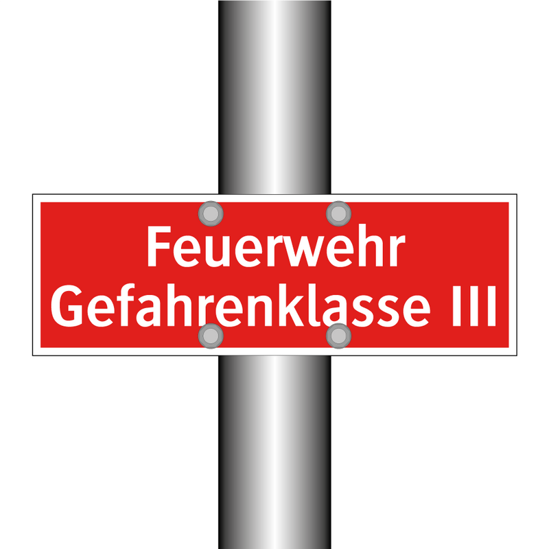 Feuerwehr Gefahrenklasse III