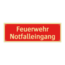 Feuerwehr Notfalleingang