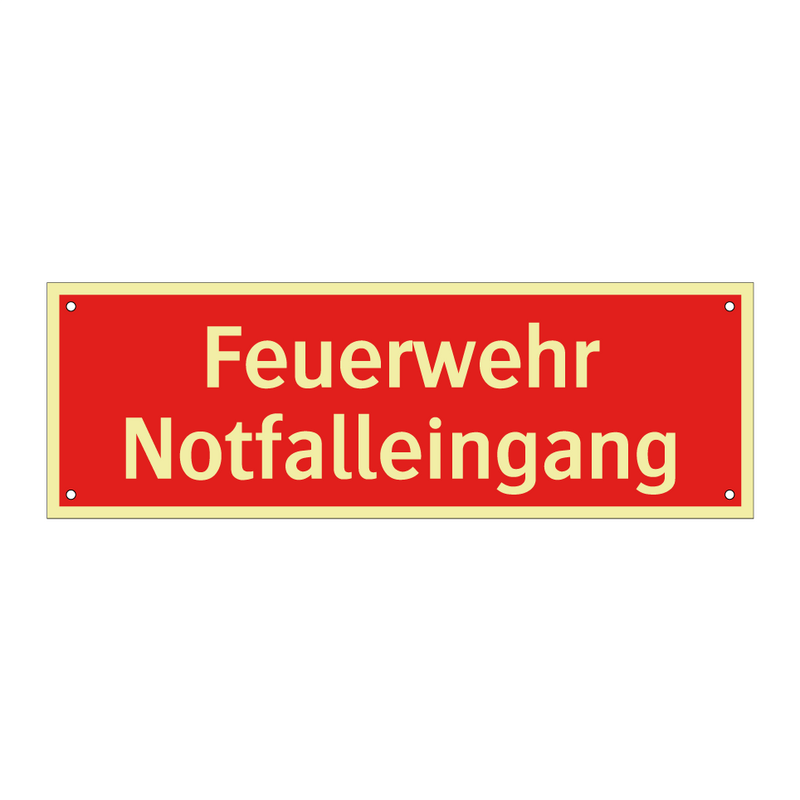 Feuerwehr Notfalleingang
