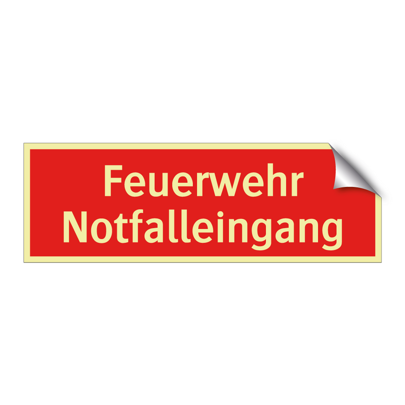 Feuerwehr Notfalleingang