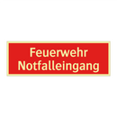 Feuerwehr Notfalleingang