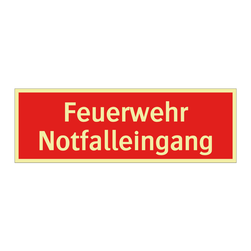 Feuerwehr Notfalleingang