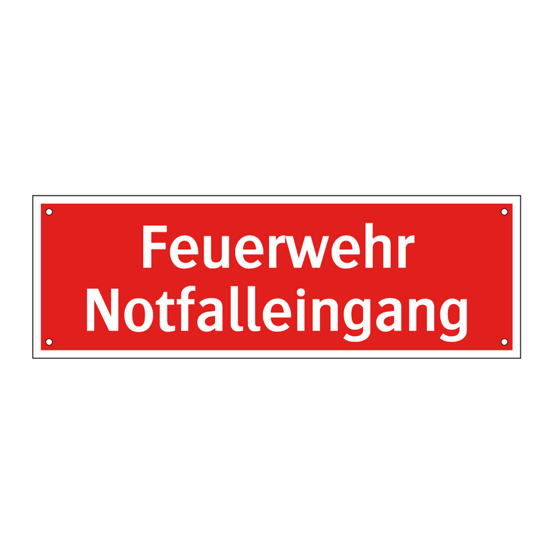 Feuerwehr Notfalleingang