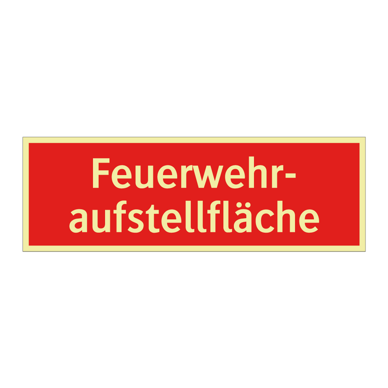 Feuerwehr- aufstellfläche