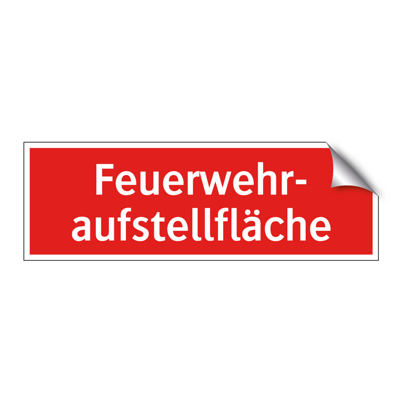 Feuerwehr- aufstellfläche