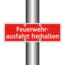 Feuerwehr- ausfahrt freihalten