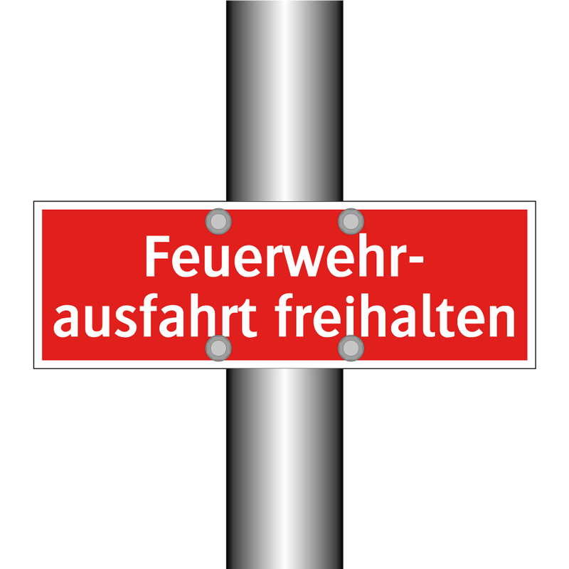 Feuerwehr- ausfahrt freihalten