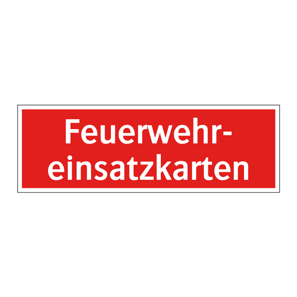 Feuerwehr- einsatzkarten