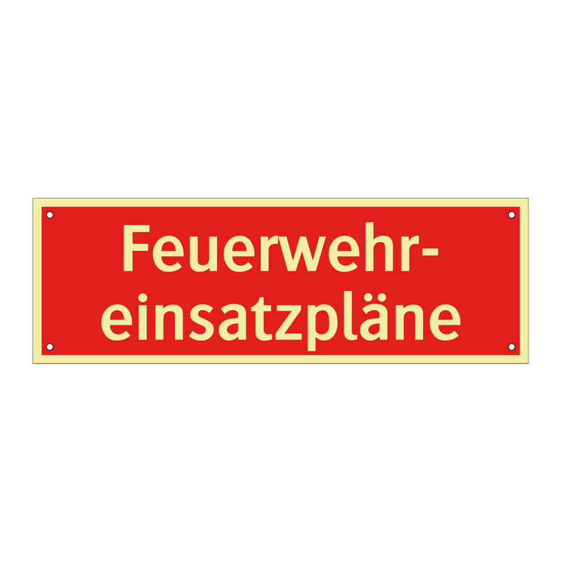 Feuerwehr- einsatzpläne