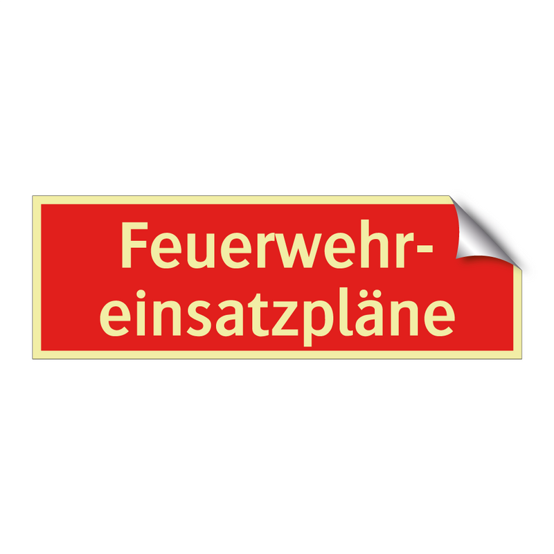 Feuerwehr- einsatzpläne