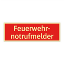 Feuerwehr- notrufmelder