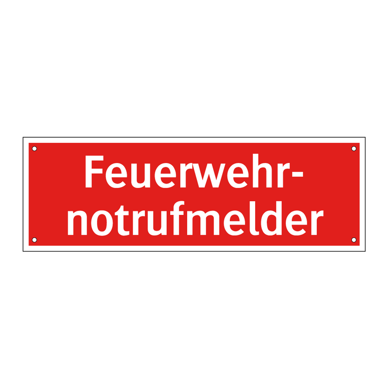 Feuerwehr- notrufmelder