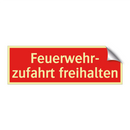Feuerwehr- zufahrt freihalten