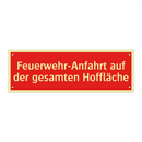Feuerwehr-Anfahrt auf der gesamten Hoffläche