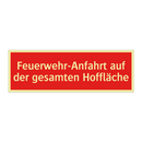 Feuerwehr-Anfahrt auf der gesamten Hoffläche