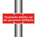 Feuerwehr-Anfahrt auf der gesamten Hoffläche