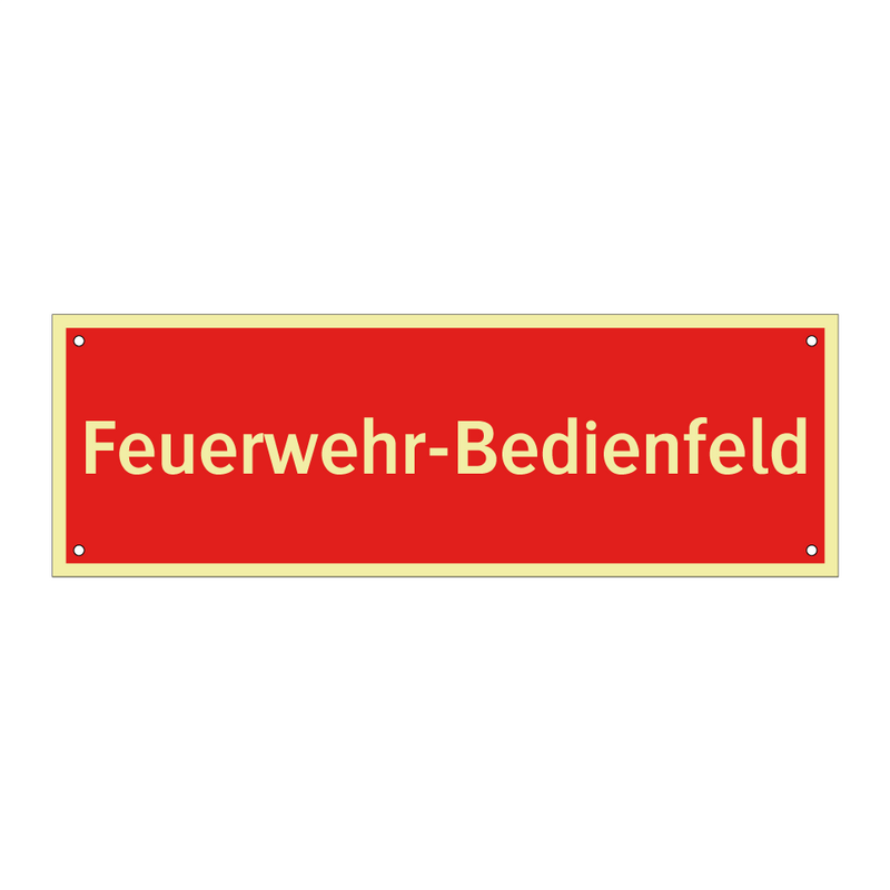 Feuerwehr-Bedienfeld