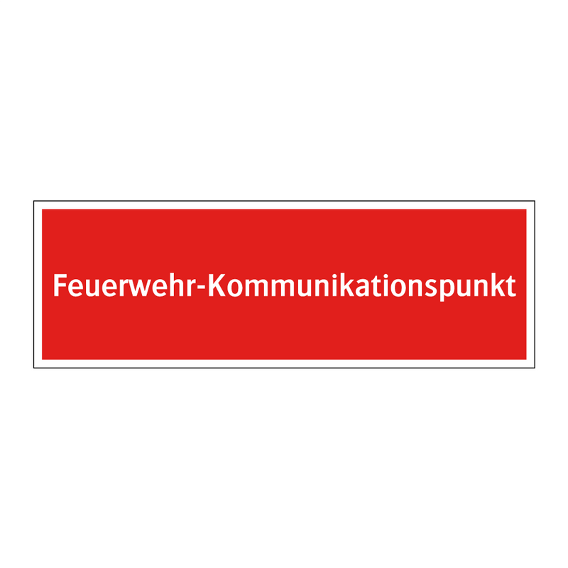 Feuerwehr-Kommunikationspunkt