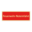Feuerwehr-Noteinfahrt