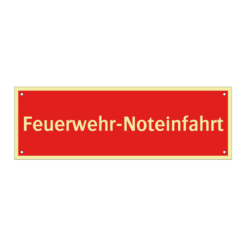 Feuerwehr-Noteinfahrt