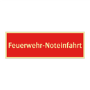 Feuerwehr-Noteinfahrt
