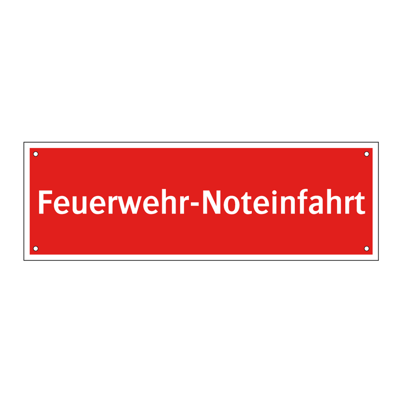 Feuerwehr-Noteinfahrt