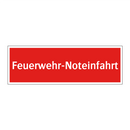 Feuerwehr-Noteinfahrt