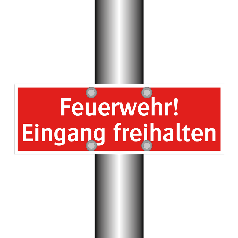 Feuerwehr! Eingang freihalten