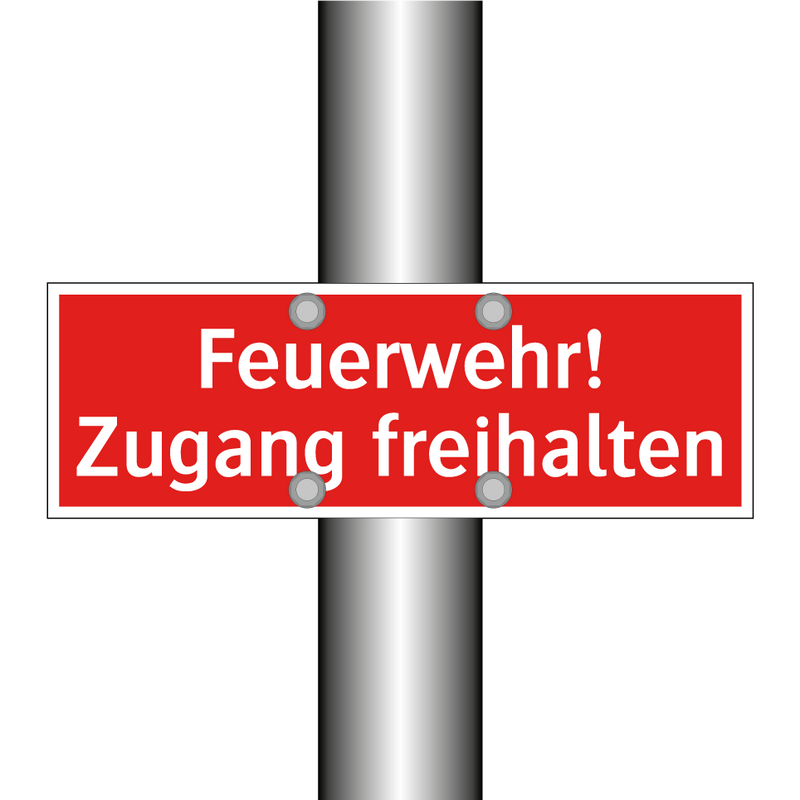 Feuerwehr! Zugang freihalten