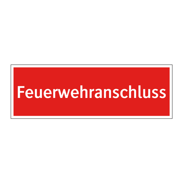 Feuerwehranschluss