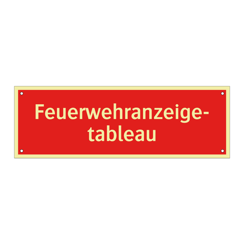 Feuerwehranzeige- tableau