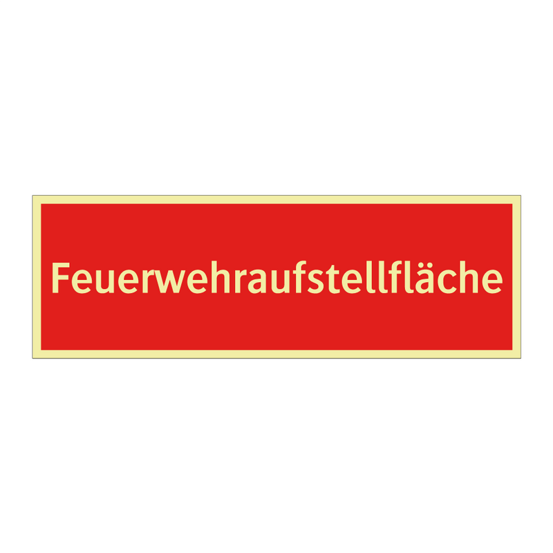 Feuerwehraufstellfläche