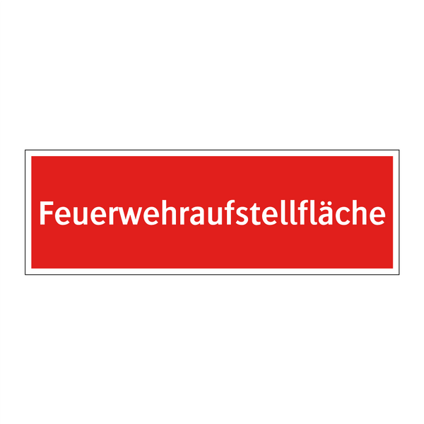 Feuerwehraufstellfläche