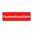 Feuerwehrausfahrt
