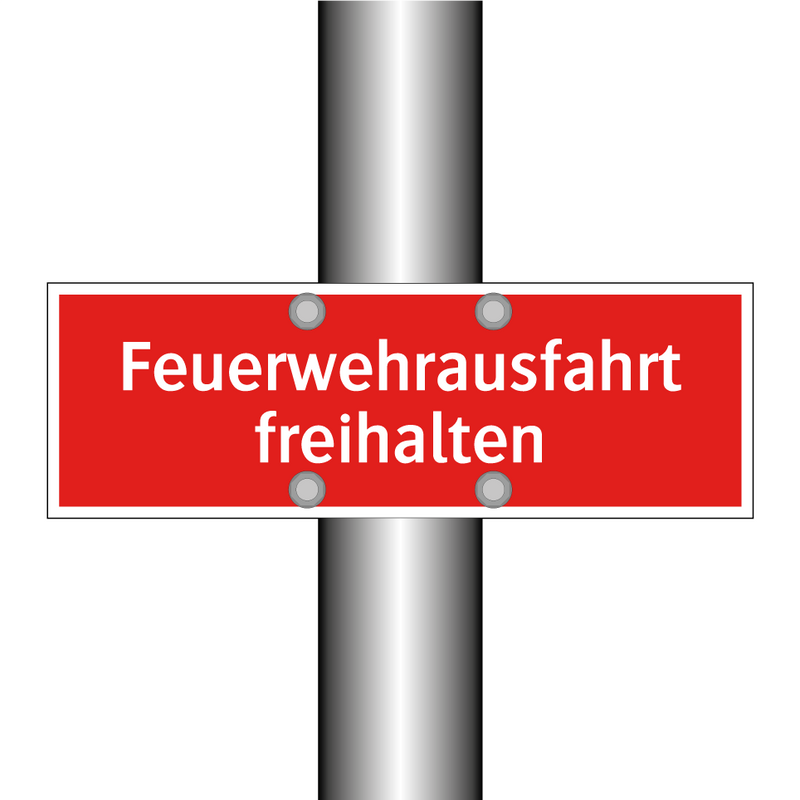 Feuerwehrausfahrt freihalten