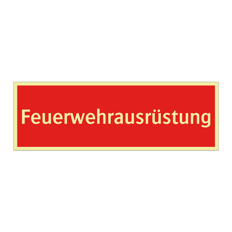 Feuerwehrausrüstung