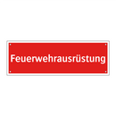 Feuerwehrausrüstung