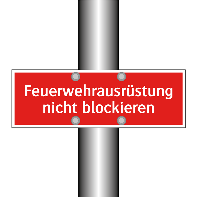 Feuerwehrausrüstung nicht blockieren
