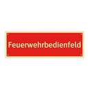 Feuerwehrbedienfeld