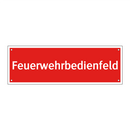 Feuerwehrbedienfeld