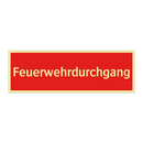 Feuerwehrdurchgang