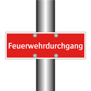 Feuerwehrdurchgang