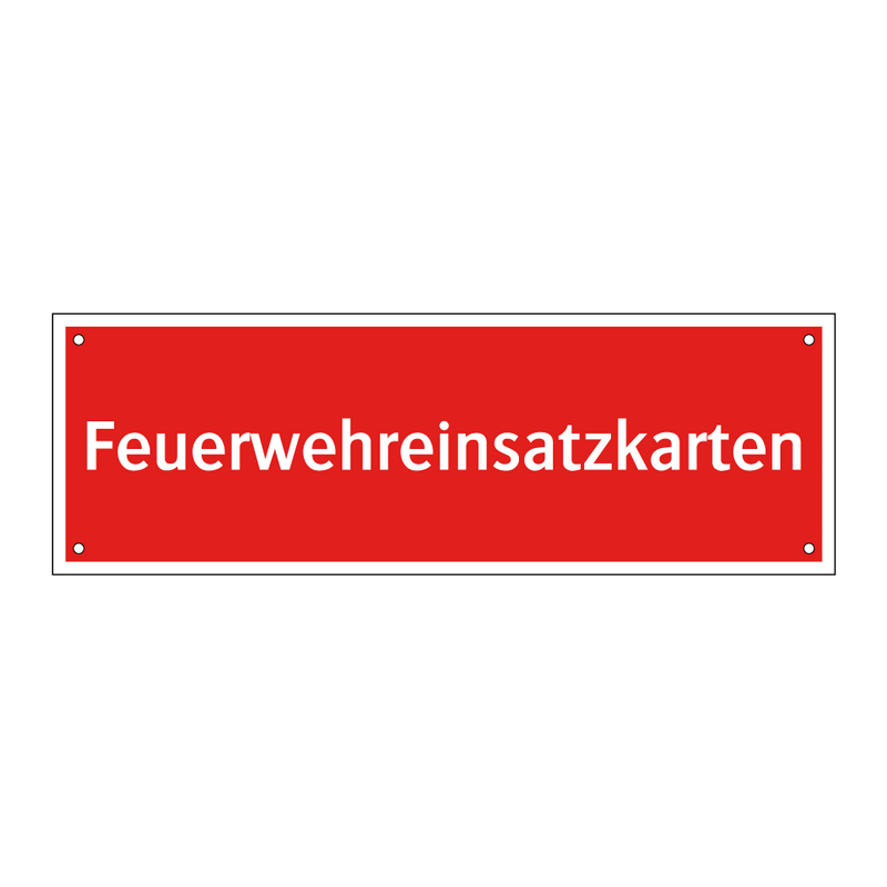 Feuerwehreinsatzkarten