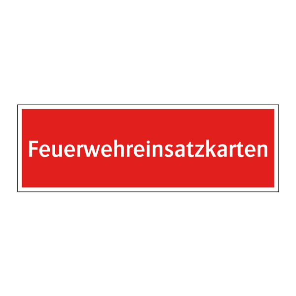 Feuerwehreinsatzkarten