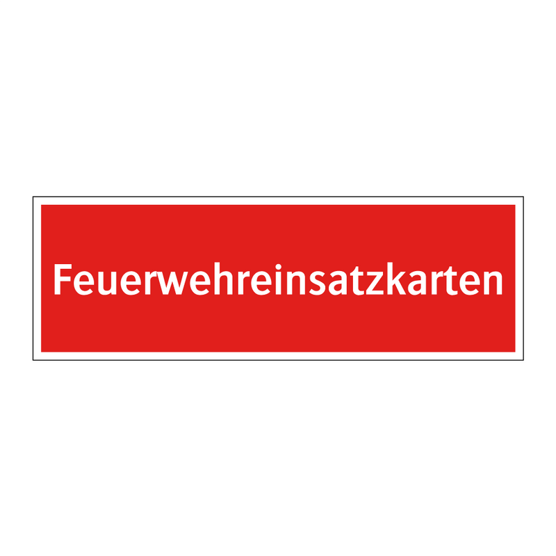 Feuerwehreinsatzkarten