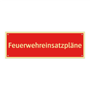 Feuerwehreinsatzpläne