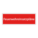 Feuerwehreinsatzpläne
